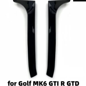 リアウィンドウサイド スポイラー スプリッター トリム VW ゴルフ 6 MK6 ハッチバック GTI/GTR/GTD 2008-13 ABS ブラック - black 2
