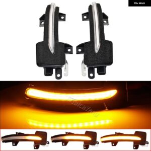 2個 シビック 11TH 2021 2022 FE / FL LED ダイナミックサイドミラー ウィンカーライト インジケーター シーケンシャルランプ - Dynamic Crystal
