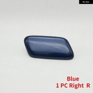 フロント バンパー ヘッドライト ウォッシャースプレーノズルカバー キャップインフィニティ Q50 2014-2017 - 1 PC Right Blue