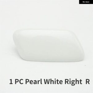 フロント バンパー ヘッドライト ウォッシャースプレーノズルカバー キャップインフィニティ Q50 2014-2017 - 1 PC Pearl White R