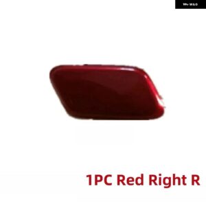 フロント バンパー ヘッドライト ウォッシャースプレーノズルカバー キャップインフィニティ Q50 2014-2017 - 1 PC Right Red