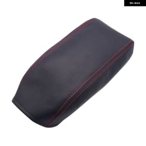 VW ゴルフ MK7 2014-18ドアハンドル パネル /センター コントロール アームレスト マイクロファイバーレザーカバー - center armrest B-R