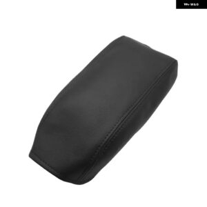 VW ゴルフ MK7 2014-18ドアハンドル パネル /センター コントロール アームレスト マイクロファイバーレザーカバー - center armrest Black