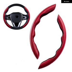 超薄型耐摩耗性滑り止めカーボンファッションシンプルな スタイル ステアリングホイール スリーブ全車両モデル - 9