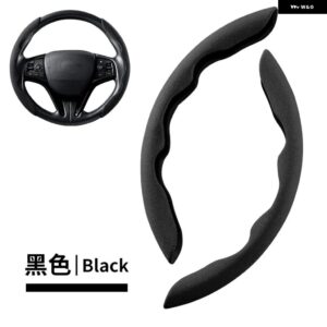 超薄型耐摩耗性滑り止めカーボンファッションシンプルな スタイル ステアリングホイール スリーブ全車両モデル - 3
