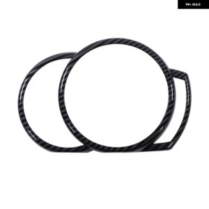 カーボン スタイル ダッシュボード パネル フレーム カバー トリム ダッシュボード パネル トリム MINIクーパー ハッチバック F54 F55 F56 F57 - carbon fiber