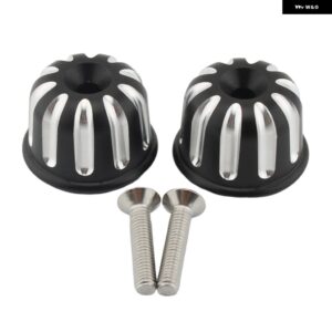 フロント ハンドルバー ハンドル グリップ バーエンド プラグキャップ トライアンフ ストリートツインカップ スクランブラー 1200XCスピード ツイン ボンネ - black white