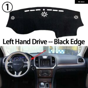 ダッシュボード カバー パッド クライスラー 300 300C LD ランチアテーマ 2011 2021 アクセサリー ダッシュボード サンシェード ANTO-UV カーペット - Left hand drive