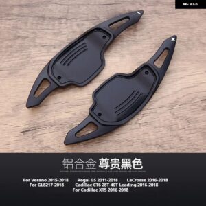 合金 ステアリングホイール シフト パドル シフター オートアクセサリービュイックヴェラーノリーガル GS ラクロス キャデラック CT6 XT5 GL8 - black