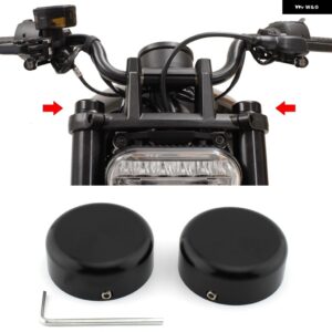 ハーレー ストリートボブブレイクアウトFXSB スポーツスター 1200 FXD FXDLフロント フォーク ブーツ スライダーショックブレーキレッグカバー - black