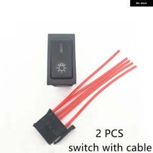 ライトマスタースイッチ ボタン MAN トラック F2000 - switch with cable