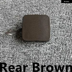 フロントリア バンパー 牽引アイキャップ牽引フックカバー 850714GA0A インフィニティ Q50 Q50L 2014-2018 - 1 PCS Rear Brown