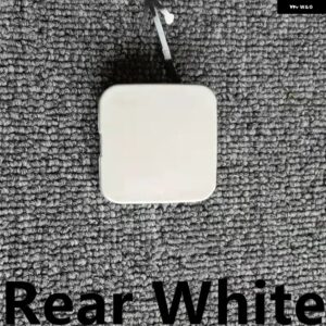 フロントリア バンパー 牽引アイキャップ牽引フックカバー 850714GA0A インフィニティ Q50 Q50L 2014-2018 - 1 PCS Rear White