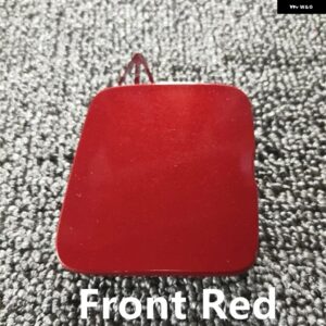 フロントリア バンパー 牽引アイキャップ牽引フックカバー 850714GA0A インフィニティ Q50 Q50L 2014-2018 - 1 PCS Front Red