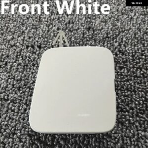 フロントリア バンパー 牽引アイキャップ牽引フックカバー 850714GA0A インフィニティ Q50 Q50L 2014-2018 - 1 PCS Front White