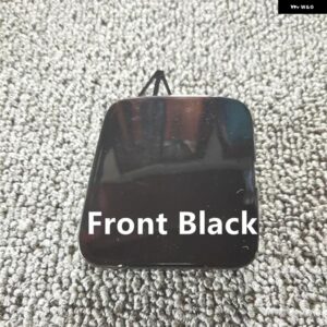 フロントリア バンパー 牽引アイキャップ牽引フックカバー 850714GA0A インフィニティ Q50 Q50L 2014-2018 - 1 PCS Front Black