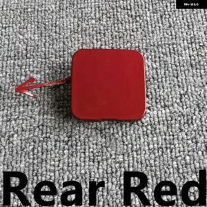 フロントリア バンパー 牽引アイキャップ牽引フックカバー 850714GA0A インフィニティ Q50 Q50L 2014-2018 - 1 PCS Rear Red