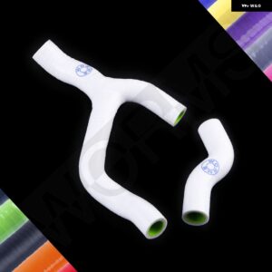 KTM 250 350 SXF 250 350 XC-F 2011-2015 シリコン ラジエーター クーラント Y ホースキット パイプ 2012 2013 2014 - WHITE