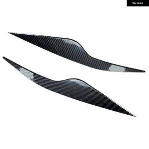 フォーカス 2 MK2 MK2.5 カーボン 外装 カバー カー スタイリング アクセサリー 2008-2011 ABS ヘッドライト アイブロウ ヘッドランプ - CARBON LOOK