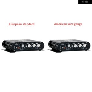 LDZS ブラック 車用 BLUETOOTH アンプ ハイファイ ホーム オーディオ 多機能 スピーカー プロフェッショナル フィーバーカー アダプター 付属 - As Shown EU PLUG