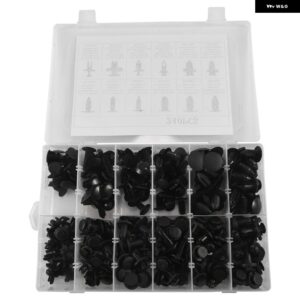 240PC バンパー リテーナークリップ車リベットファスナー プッシュ リテーナーキット 自動 プッシュピン リベットセットドア トリム パネル - As Shown