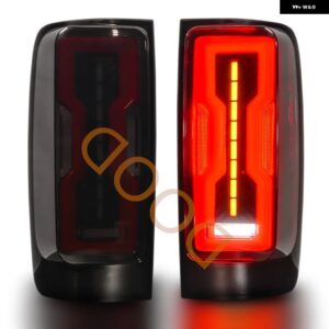 外装 LED リアライト シボレー コロラド S10 2012-2017 - 21 テールランプ LED ウィンカー ブレーキ デイライト - Smorked black