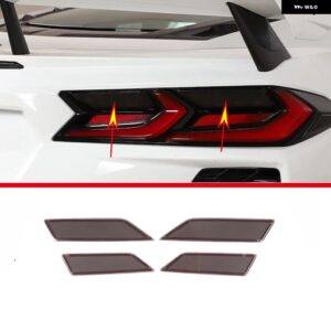 シボレー コルベット C8 Z51 Z06 2020-2023 車用 テールライト カバー ブレーキライト ワイド インジケーター カバー カーアクセサリー - Style B