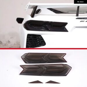 シボレー コルベット C8 Z51 Z06 2020-2023 車用 テールライト カバー ブレーキライト ワイド インジケーター カバー カーアクセサリー - Style A