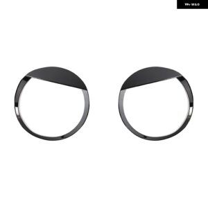 車用フロント グリル ヘッドライト デコレーション カバー ステッカー キット SUI JIMNY 2019 - 22 カー スタイリング アクセサリー - B Black Headlight