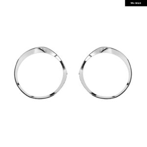 車用フロント グリル ヘッドライト デコレーション カバー ステッカー キット SUI JIMNY 2019 - 22 カー スタイリング アクセサリー - A Chrome Headlight