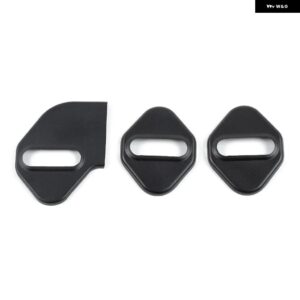 3個入り アルミ 合金 製 車ドアロック 装飾 カバー SUI JIMNY 2019 - 21 外装 アクセサリー - Black B