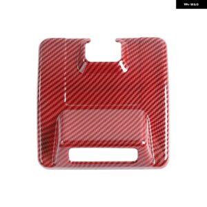 車用バックミラー シート 装飾 カバー ステッカー 新型ジムニー 2019 - 23年以降内装アクセサリー - red carbon fiber