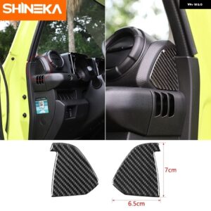 インテリア カーボンカーセンター コンソール サイドデコレーションストリップカバー トリム ステッカー SUI JIMNY 2019+アクセサリー - Yellow