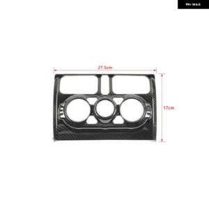 車用 エアコン コントロール パネル デコレーションカバー SUI JIMNY 2019 - 23以降 インテリア アクセサリー - Automatic Carbon