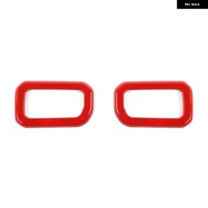 カーボングレインカーインナー ドアハンドル デコレーションカバー スイジムニー 2019 - 24年以降 インテリア アクセサリー - red