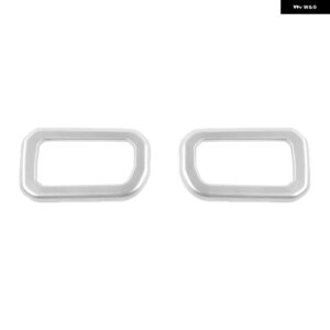 カーボングレインカーインナー ドアハンドル デコレーションカバー スイジムニー 2019 - 24年以降 インテリア アクセサリー - Silver