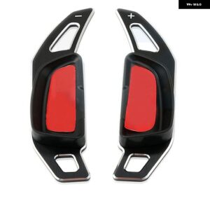 カーアクセサリー アルミ ステアリングホイール シフト パドル シフター エクステンション DSG ベンツ W176 W205 W212 W222 W246 C117 W218 X156 - black