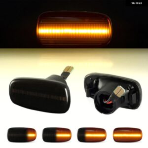 LEDウィンカーウィンカー インジケーター ライト トヨタ ランドクルーザー 200 プラド 120 アルテッツァ ウィッシュ WILL サイファ VS プリウス 2 RAV4 クラ - Smoke lens