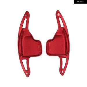 BMW F30 F31 F32 F10 F20 F22 F15 F16 X1 X3 X4 X5 X6 アルミ ステアリングホイール パドル シフター ギア シフト シフター エクステンション 2個 - Red