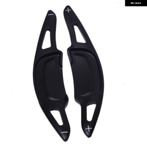 1ペア ステアリングホイール ギア シフト パドル シフター マツダ3 MAZADA3 CX30 CX-30 2020 2021 2022 アルミ 合金 パドルエクステンション - black