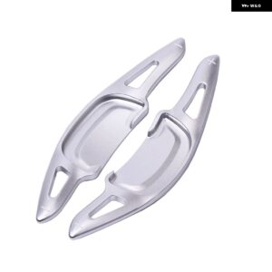 1ペア ステアリングホイール ギア シフト パドル シフター マツダ3 MAZADA3 CX30 CX-30 2020 2021 2022 アルミ 合金 パドルエクステンション - Silver