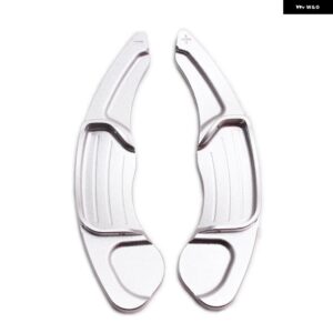 アルミ製 ステアリングホイール シフト パドル エクステンション シフター フォード フュージョン モンデオ エッジ トーラス リンカーン MKC MKX MKZ MKS - Silver