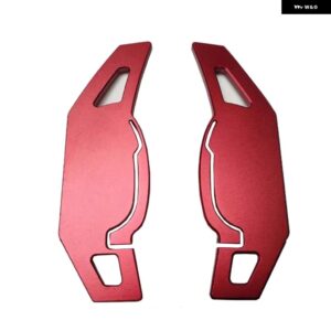 シフター パドル アウディ S3 RS3 8V S6 RS6 C7 S4 RS4 AVANT S5 RS5 SQ5 B8 S8 RS7 RSQ3 車用 ステアリングホイール DSG シフト パドルエクステンション - Red