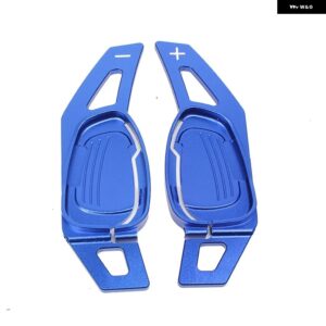 シフター パドル アウディ S3 RS3 8V S6 RS6 C7 S4 RS4 AVANT S5 RS5 SQ5 B8 S8 RS7 RSQ3 車用 ステアリングホイール DSG シフト パドルエクステンション - Blue