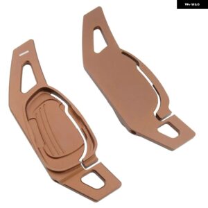 CUPRA ATECA FORMENTOR LEON 2021 - 23 車 ステアリングホイール シフト パドルギアパドルDSGエクステンション スタイリング カーアクセサリー - brown