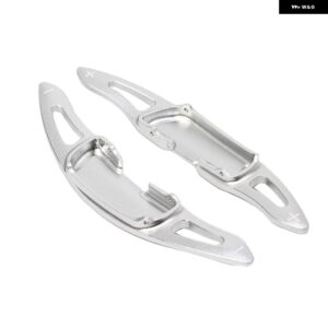 シフト パドル 2014-2018 マツダ アテンザ アクセラ 3/6/2 CX-3 CX-5 CX-9 車用 ステアリングホイール シフター エクステンション DSG アクセサリー - Silver