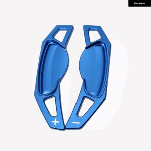 車用 ステアリングホイール 延長 ギア 延長 アルミ シフト パドル ベンツ スマート451 453 FORTWO 2009-2015 2016 FOUR 2015-2016 - Blue