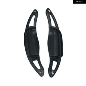 シフト パドル トヨタ カムリ 2018 2019 アルミ 合金 車用 ステアリングホイール DSG シフター エクステンション 2個 - black