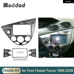 ダブル2ディンカー ラジオ フェイシア フォード フィエスタ フォーカス 左ハンドル ダッシュリフィッティングインストール トリム キット GPS DVD フレーム - 178x102mm