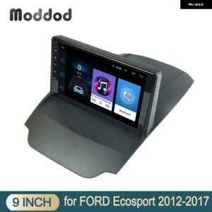 2 DIN ラジオ パネル FORD ECOSPORT 2012-2017 9インチ ステレオ GPS DVDプレーヤー インストールフェイシア フレーム フェイスプレートダッシュ マウント - only frame